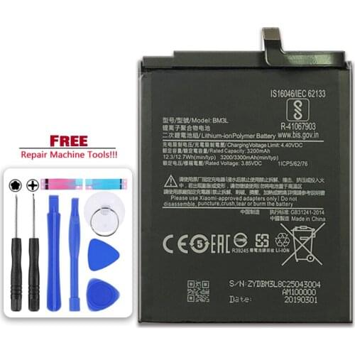 3070mAh for xiao mi BM3M Battery For Xiaomi 9 Se Mi9 SE Mi 9SE Mi9SE Bateria + Free tool