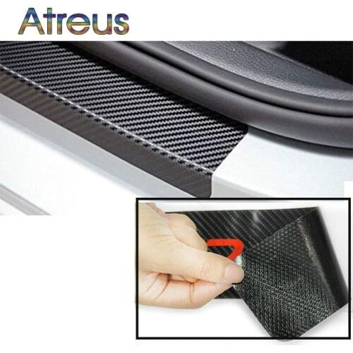 Auto carbon fiber scratch strip protection pad for Acura Chevrolet Cruze Aveo Peugeot 307 308 Seat Leon Mazda 3 6 CX-5