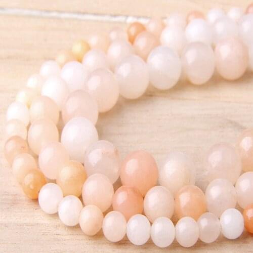 Natural Pink Aventurine Bead 4 mm 6 mm 8 mm 10 mm 12 mm Polished Round Gem Stone Perles Wholesale Loose Beads For Jewelry Making