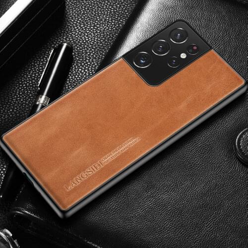 Original Oil wax Leather case For Samsung Galaxy S21 Ultra S20 FE S8 S9 S10 S21 Plus Note 20 10 Lite A51 A71 A31 A50 M21 M31 M51