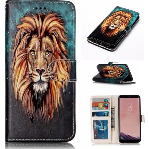 For Coque Samsung Galaxy S6 Case Leather Wallet Cover For Samsung Galaxy S7 Cover Case Flip Phone Case For Samsung S8plus Cover