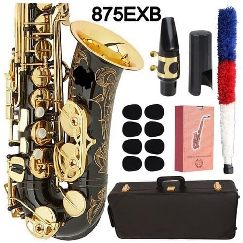 De Xin Saxophone Alto 875EX Professional Alto Sax Custom EX Series High Saxophone Black Lacquer With Mouthpiece Reeds Neck Case