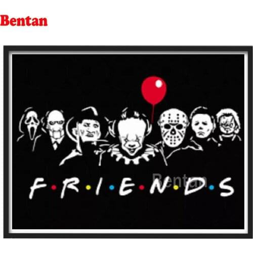 Cartoon clown diy diamond painting Full drill 5d pictures of rhinestones diamond embroidery mosaic cross stitch home decor