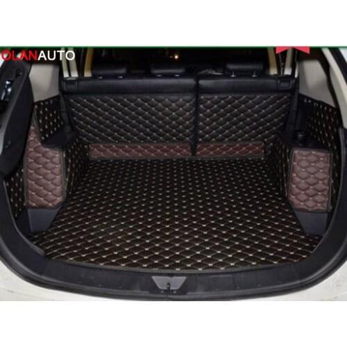Car trunk mat for Mitsubishi Outlander 2013-2018 Cargo Liner Interior Accessories Carpet car styling Foot Trunk mat
