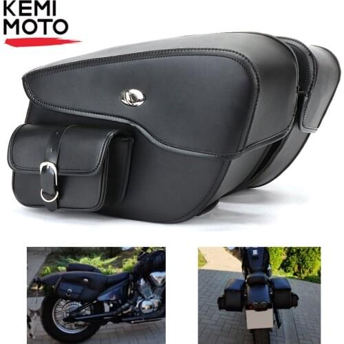 Motorcycle Saddlebag Leather Side Luggage Bag Waterproof For BMW R1200GS F800 GS F650GS K 1200 S K 1600 GTL R 1250 For MT09 MT07