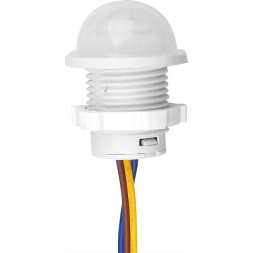 LED 110V 220V infrared light control human motion sensor switch automatic on/off light switch PIR sensor detector smart switch