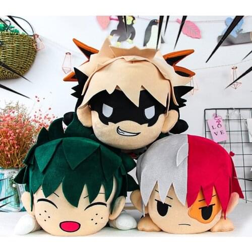Cute My Hero Academia Deku Plush Dolls pp Cotton Cushion Cartoon Bakugo Katsuki Stuffed Pillow Toys Baby Kids Birthday Gift New
