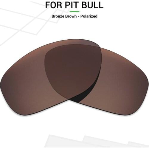 Mryok POLARIZED Replacement Lenses for Oakley Pit Bull Sunglasses Bronze Brown