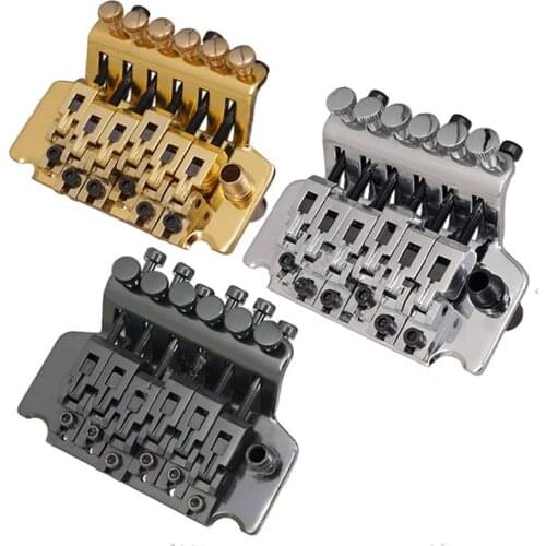 A set of Left Handed Electric Guitar Bridge Tremolo Double Locking Systyem With Whammy Bar Guitar Accessories 3colors