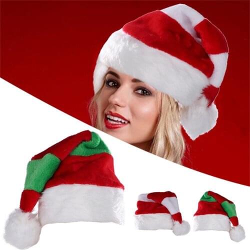 New Year gift Christmas hat thick plush warm hat hat boy girl adult girlfriend Christmas gift 2021