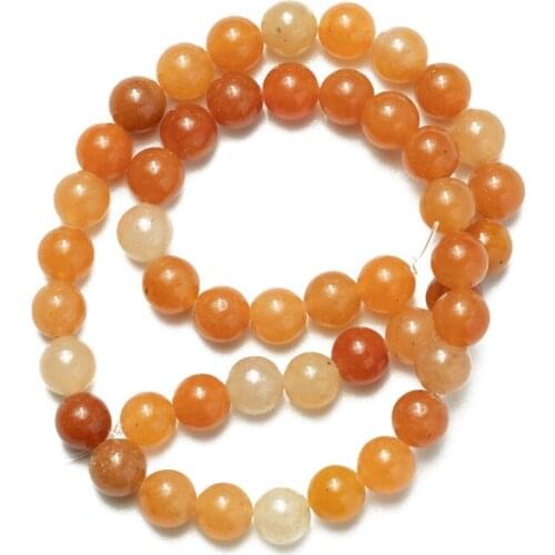Wholesale Red Aventurine Natural Stone Beads 4mm 6mm 8mm 10mm 12mm DIY Making Bracelet Necklace Jewelry Accessories
