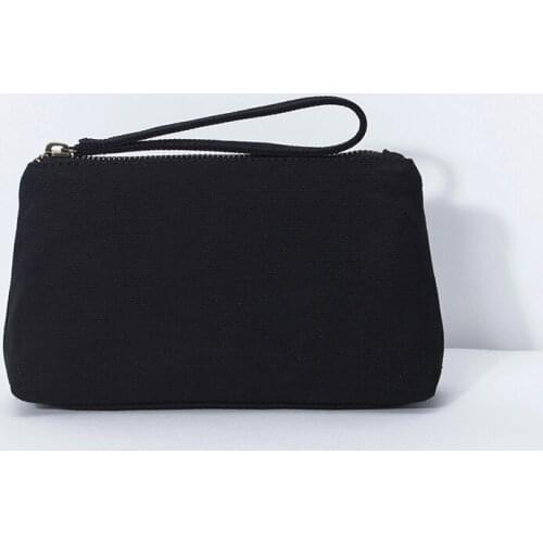 Simple ins wind makeup storage bag student storage bag canvas coin purse lipstick bag