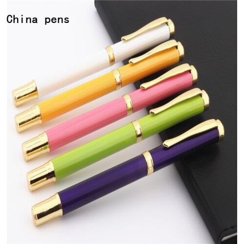 High quality 348 color finance Student school office stationery Fountain Pen office ink pens