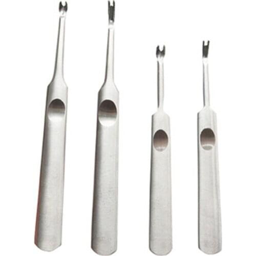 DIY Simple Leather Trencher U-Shaped V-Shaped Stainless Steel Trencher Trimmer Trimmer