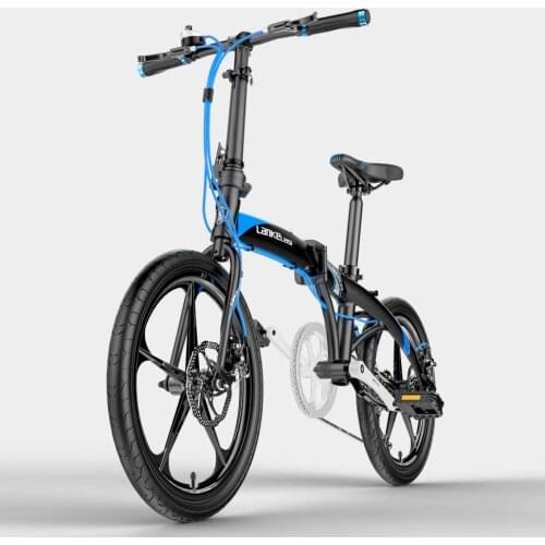 QF600G 20 Inches Folding Bicycle, 7 Speeds Folding Bike, Aluminium Alloy Frame, BMX, Both Disc Brakes