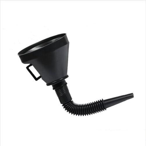 Universal Oiler Filter Funnel Car Truck Motorcycle Filled Plastic Vehicle With Spout Pipe Pour Diesel Gasoline Car Repair Tool
