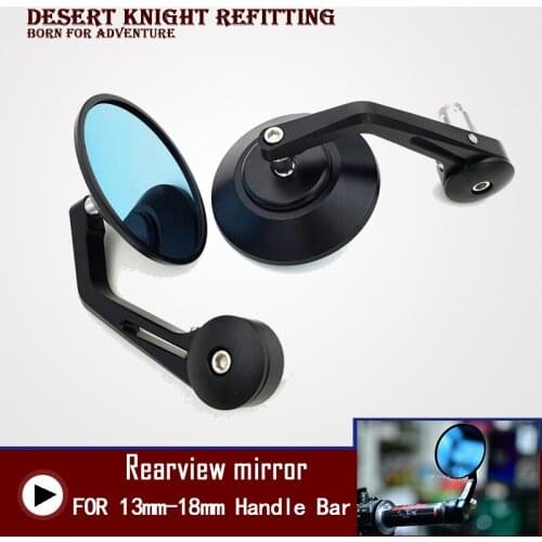 Universal 7/8" Round Bar End Rear Mirrors Moto Motorcycle Motorbike Scooters Rearview Mirror Side View Mirrors FOR Cafe Racer