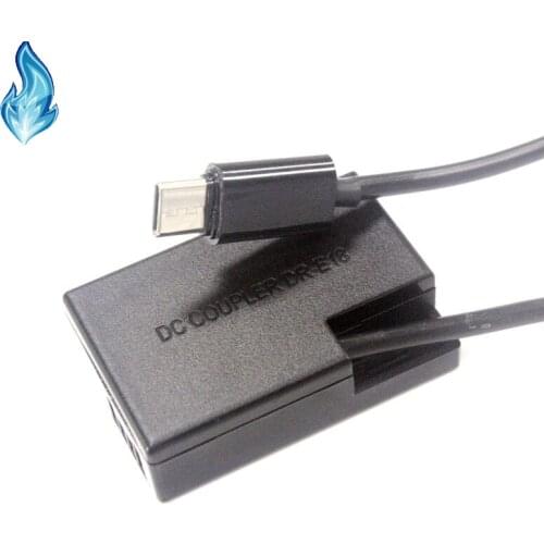 Type C to LP-E17 Dummy Battery DR-E18 DC Coupler ACK-E18 for Camera 77D 200D 750D T6i 760D T6s 800D 8000D