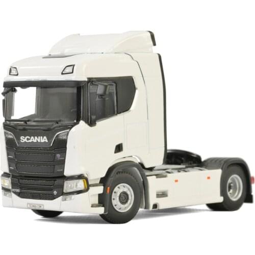 High Quality Alloy Toy Model Wsi 1:50 Scania R Normal Cr20n 4x2 Tag Axle Truck Tractor Trailer Diecast Collectible Toy Models