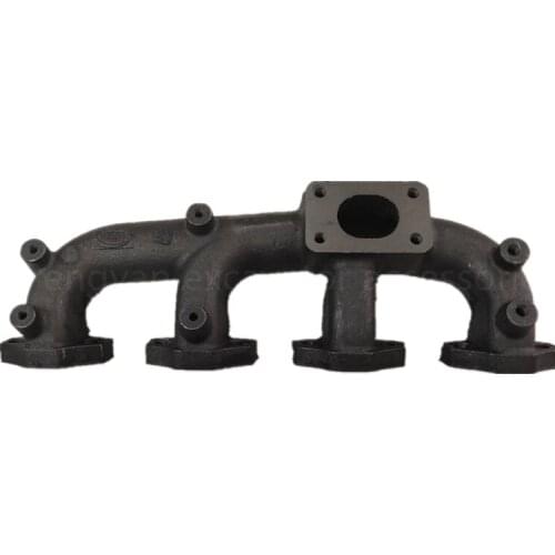 Excavator parts Exhaust manifold for Kato 512/Sumitomo 130 Sany 205 Mitsubishi 4D34 engine exhaust manifold
