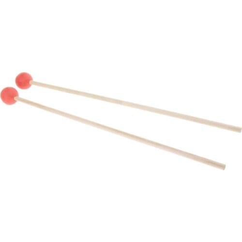 1 Pair Soft Rubber Percussion Drum Mallet Drumsticks for Kids Musical Rhythm Toys