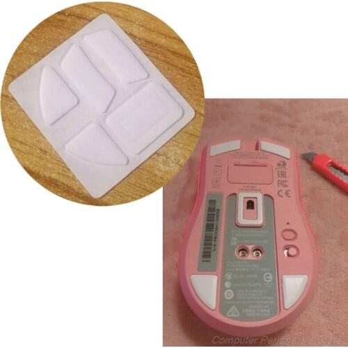 1 Pack Esports Tiger Gaming ICE Version Mouse Skates Mouse Feet for RAZER VIPER Ultimate Mouse White Glides Curve Edge M11 21