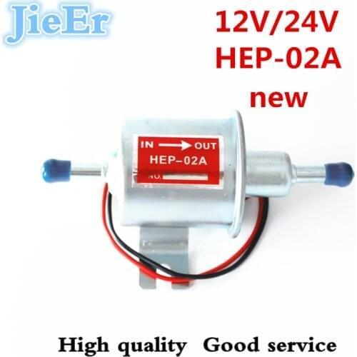 10pcs/lot HEP-02A Universal Diesel Petrol Gasoline 12V Electric Fuel Pump Low Pressure for Car Carburetor Motorcycle ATV HEP02