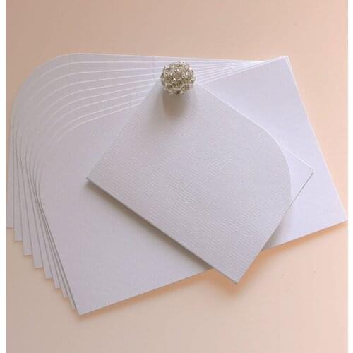 10 pieces / batch of blank folded postcards selected paper postcards greeting cards, labels, message cards