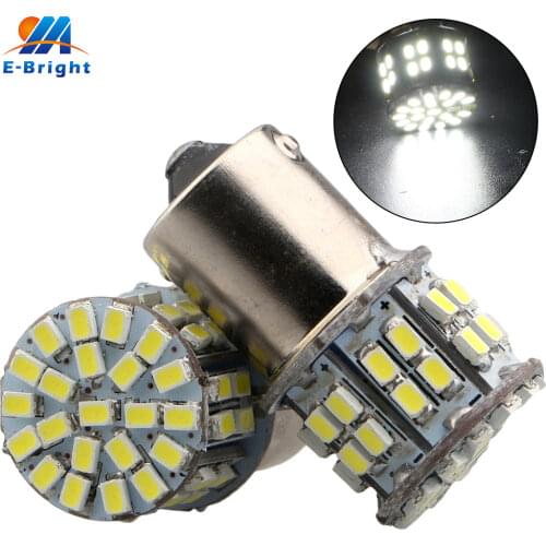 YM E-Bright 100PCS S25 1206 1156 P21W BA15S 1157 BAY15D P21/5W 50 SMD Car Led Turn Signal Brake Tail Lights 12V 24V Auto Bulbs