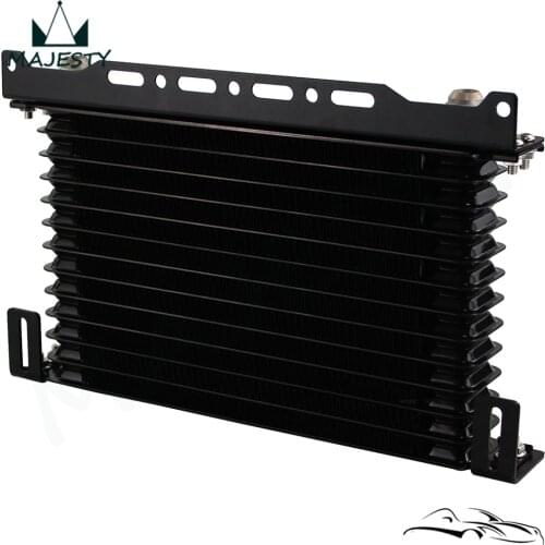 13 Row Oil Cooler+Sandwich Plate adapter Fit For LS1 LS2 LS3+7"Electric Fan+Bracket