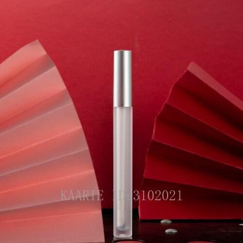 2.5ml 10/30/50pcs Empty Cosmetic Lip Gloss Tube,DIY Lip Balm Bottle with Silver Lid,Round Lipgloss Refillable Containers Package