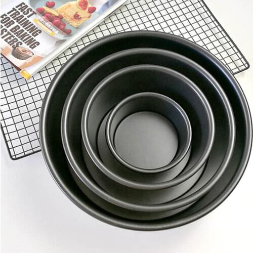 Aluminum Alloy Non-stick Round Shape Mold Live Bottom Molds Bakeware DIY Desserts Baking Mold Chiffon Cake Molds Baking Pan Tool