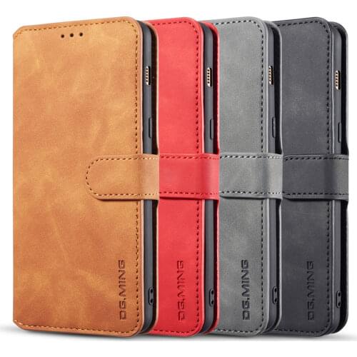 Case For Samsung Galaxy A8 Plus Leather Luxury Magnetic Leather Wallet Phone Case Protective Shockproof Full Cover