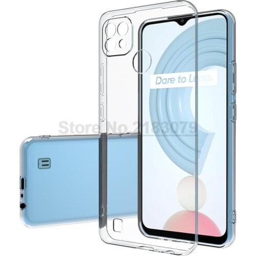 For OPPO Realme C21 Realmi C 21 21C Case Transparent Soft Silicone Phone Back Case TPU Cover For Realme GT 5G RMX2202 Case