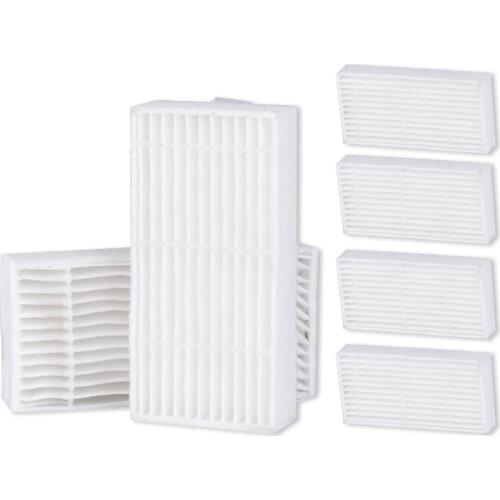 6 pcs x HEPA Filter for ILIFE Robot Vacuum Cleaner for ILIFE V3S V5S PRO V5 V3 X5 CW310 Replacement Robot Vacuum Cleaner Parts