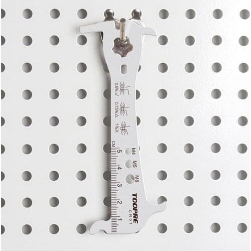 Bike Chain Checker Indicator Stainless Steel Measuring Tool Mountain Bike Portable Chain Wear Gauge Check Tool Bicycle Accessory