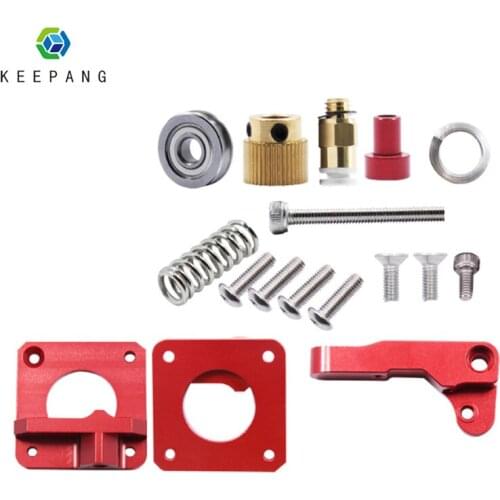 Kee Pang Red Remote Mk8 Extruder for 3D Printer Parts Upgrade MK8 metal extruder 3D printer Accessories for CR10
