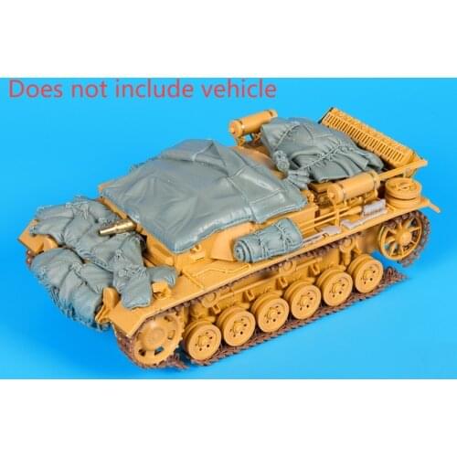 1:35 Scale Resin Die-casting Armored Vehicle Parts Modification Does Not Include The Unpainted Model Of The Tank 35396