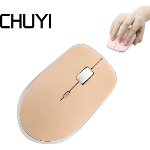 2.4G Wireless Cute Mouse Silent Ultra Thin Ergonomic Computer Mause 1600 DPI Optical 3D Office Mice With Mouse Pad For PC Laptop
