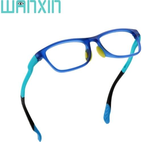 Wanxin Glasses+Rectangular,Cut UV400 Transparent Lens,Computer Glasses