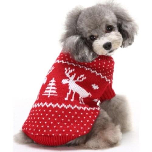 HOKERBAT Pet Clothing Wholesale Pet Sweater Dog Knitted Sweater Christmas Sweater Christmas Dog Clothes Pet Clothes