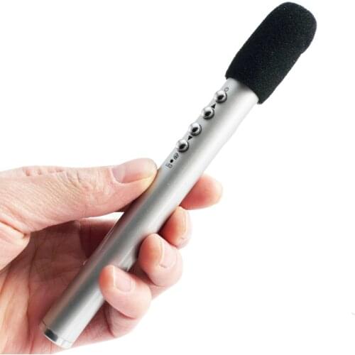 Pen shaped portable 2.4G wireless microphone handheld bluetooth MIC with USB receiver for conference and teaching free shipping