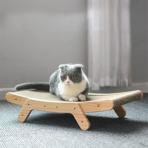 Cat Scratching Board Durable Scratch Pad Reusable Corrugated Cat Scratcher Cardboard Protect Furniture Cat Toys Pet Supplies