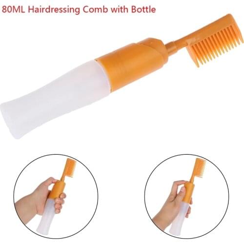 Professional Hair Colouring Comb Empty Hair Dye Bottle With Applicator Brush Dispensing Salon Hair Coloring Styling Tools