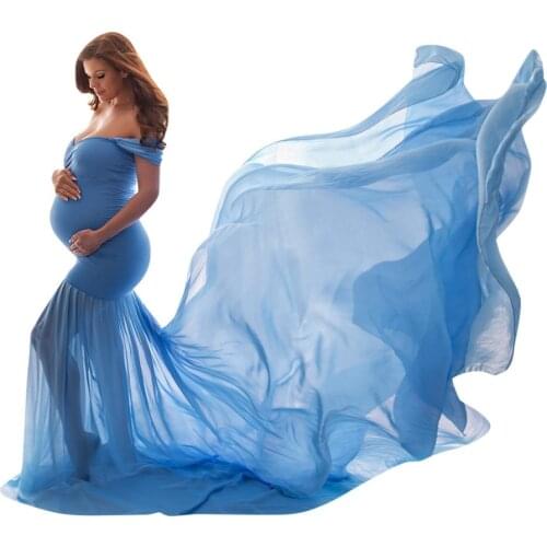 SAGACE Off Shoulder Maternity Dresses