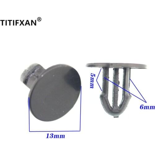 50PCS Water catchment wiper blade deflector tape clip for Honda CR-V Civic CIIMO Odyssey City plastic fasteners