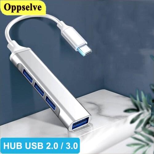 USB C HUB 3.0 Type C 4 Port OTG Adapter for Macbook Pro PC Computer Multi Splitter High Speed USB 3.0 2.0 HUB for Huawei Xiaomi