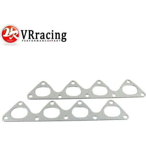 VR - GRAPHITE/ALUMINUM B-SERIES FOR HONDA B16A2 B16B B18C HEADER/MANIFOLD EXHAUST GASKET VR4957