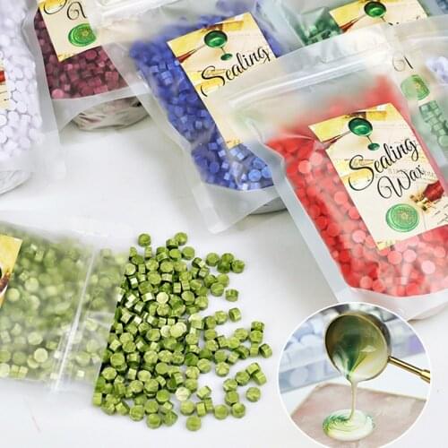 1000g Retro Octagon Sealing Wax Paint Sealing Granule DIY Gift Box Wedding invitation office grape wine bottle seal wax 2900pcs