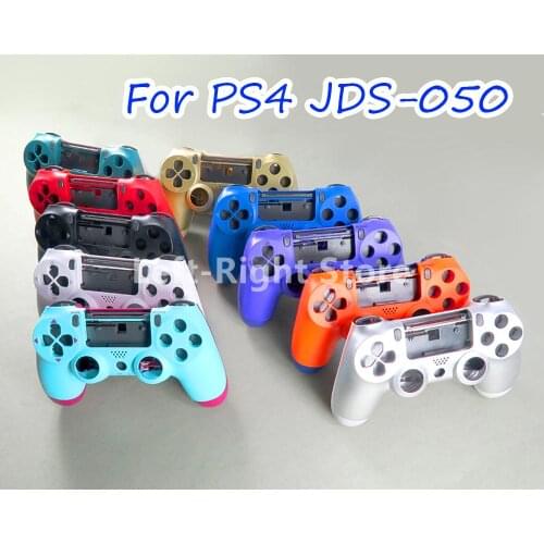 12sets Full Shell Case Housing For PS4 Version 5.0 JDS-050 JDS 055 JDM050 shell Controller Replacement Parts Joystick